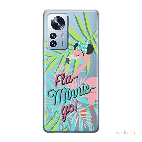 ERT GROUP mobiltelefonfodral för Xiaomi 12 / 12X originalt och officiellt licensierat Disney mönster Minnie 041 optimalt anpassad till formen på mobiltelefonen, gedeeltelijk transparant 5905511476052