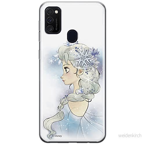 ERT GROUP mobiltelefonfodral för Samsung M21 originalt och officiellt licensierat Disney mönster Elsa 010 optimalt anpassad till formen på mobiltelefonen, fodral tillverkad av TPU plast 5903537833040
