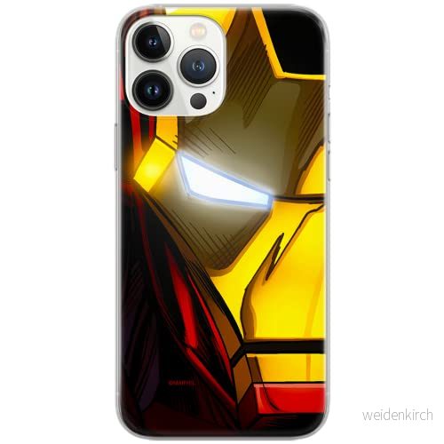 ERT GROUP mobiltelefonfodral för Samsung S10 PLUS originalt och officiellt licensierat Marvel mönster Iron Man 021 Vit optimalt anpassad till formen på mobiltelefonen, fodral tillverkad av TPU plast 5902980225082