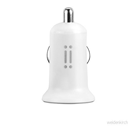 aiino billaddare USB 1 port 2,4 A för Samsung smartphone och surfplatta PC vit 8050444844502