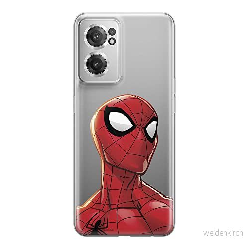 ERT GROUP mobiltelefonfodral för Oneplus NORD CE 2 originalt och officiellt licensierat Marvel mönster Spider Man 003 optimalt anpassad till formen på mobiltelefonen, gedeeltelijk transparant 5905511297640