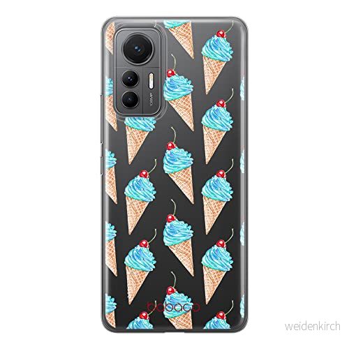 ERT GROUP mobiltelefonfodral för Xiaomi 12 LITE originalt och officiellt licensierat Babaco mönster Ice Cream 002 optimalt anpassad till formen på mobiltelefonen, gedeeltelijk transparant 5905511509804