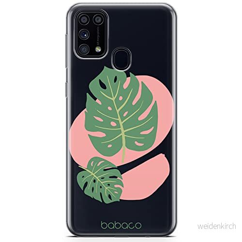ERT GROUP mobiltelefonfodral för Samsung M31 originalt och officiellt licensierat Babaco mönster Plants 011 optimalt anpassad till formen på mobiltelefonen, gedeeltelijk transparant 5903932576092