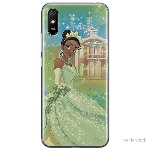 ERT GROUP mobiltelefonfodral för Xiaomi REDMI 9A originalt och officiellt licensierat Disney mönster Tiana 001 Vit optimalt anpassad till formen på mobiltelefonen, fodral tillverkad av TPU plast 5903040294918