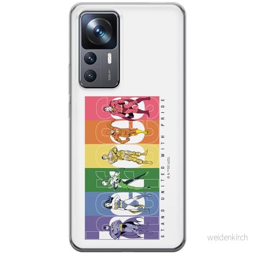 ERT GROUP mobiltelefonfodral för Xiaomi 12T/ 12T pro/ K50 Ultra originalt och officiellt licensierat DC mönster Justice League 008, fodral tillverkad av TPU plast 5905511999643