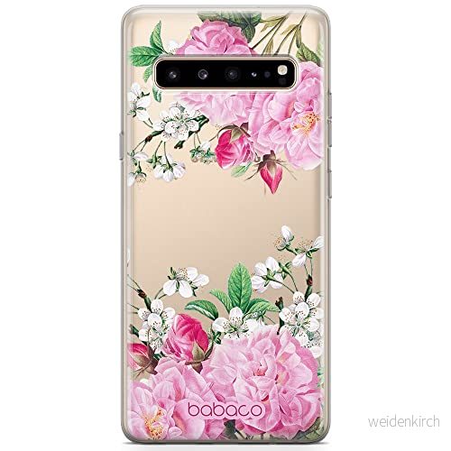 ERT GROUP mobiltelefonfodral för Samsung S10 originalt och officiellt licensierat Babaco mönster Flowers 046 optimalt anpassad till formen på mobiltelefonen, gedeeltelijk transparant 5905131330932