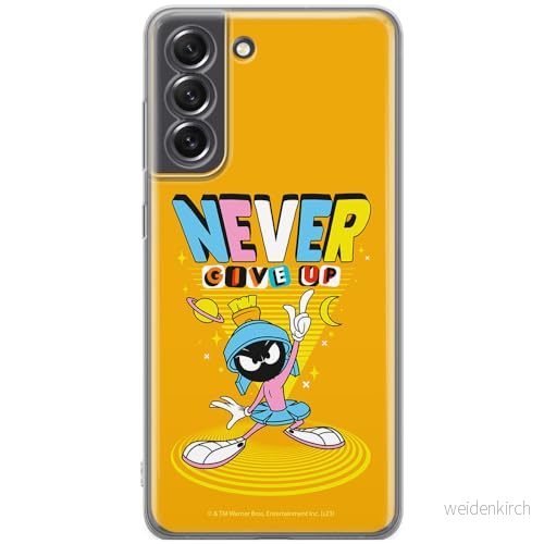 ERT GROUP mobiltelefonfodral för Samsung S21 FE originalt och officiellt licensierat Looney Tunes mönster Marvin 005 optimalt anpassad till formen på mobiltelefonen, fodral tillverkad av TPU plast 5905795129187
