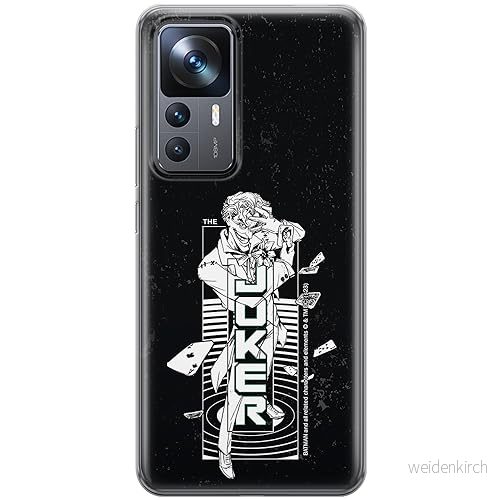ERT GROUP mobiltelefonfodral för Xiaomi 12T/ 12T pro/ K50 Ultra originalt och officiellt licensierat DC mönster Joker 025 anpassad till formen på mobiltelefonen, fodral tillverkad av TPU plast 5905795058784
