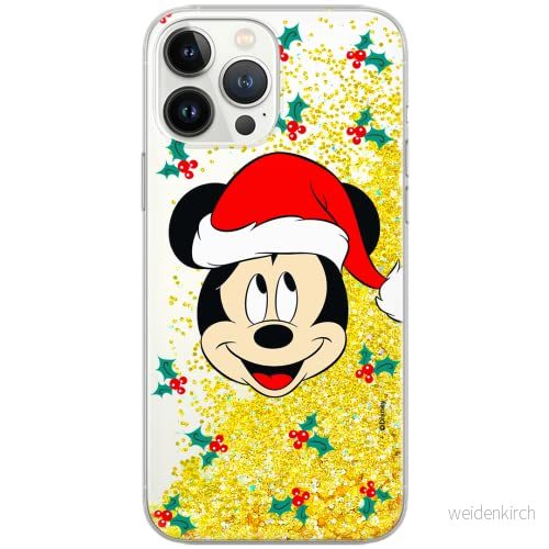 ERT GROUP mobiltelefonfodral för Apple Iphone 11 PRO originalt och officiellt licensierat Disney mönster Mickey 040 Vit optimalt anpassad till formen på mobiltelefonen, med glitter overflow effekt 5903932078718