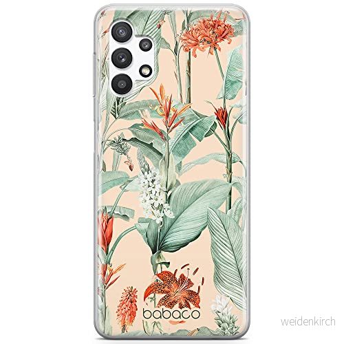 ERT GROUP mobiltelefonfodral för Samsung A32 5G originalt och officiellt licensierat Babaco mönster Flowers 048 optimalt anpassad till formen på mobiltelefonen, fodral tillverkad av TPU plast 5905131338884