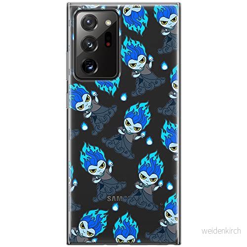 ERT GROUP mobiltelefonfodral för Samsung GALAXY NOTE 20 ULTRA originalt och officiellt licensierat Disney mönster Hades 002 optimalt anpassad till formen på mobiltelefonen, gedeeltelijk transparant 5905131419811