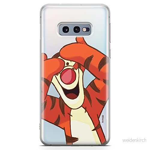 ERT GROUP mobiltelefonfodral för Samsung S10e originalt och officiellt licensierat Disney mönster Winnie the Pooh and friends 035 anpassad till formen på mobiltelefonen, gedeeltelijk transparant 5903537503394