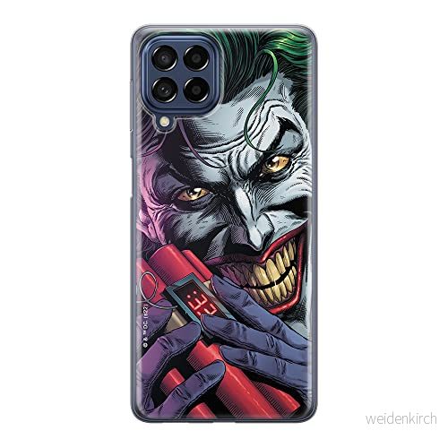 ERT GROUP mobiltelefonfodral för Samsung M33 5G originalt och officiellt licensierat DC mönster Joker 013 optimalt anpassad till formen på mobiltelefonen, fodral tillverkad av TPU plast 5905511340018