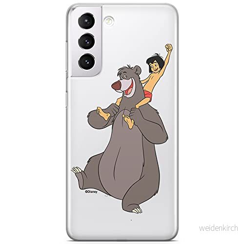 ERT GROUP mobiltelefonfodral för Samsung S21 PLUS originalt och officiellt licensierat Disney mönster Jungle Book 002 optimalt anpassad till formen på mobiltelefonen, gedeeltelijk transparant 5905131200167