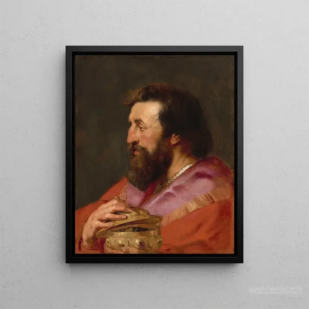 Målning Tête de l’un des trois rois, Melchior, le roi assyrien – Pierre – Paul Rubens | Konsttryck Målning Tête de l’un des trois rois, Melchior, le roi assyrien – Pierre – Paul Rubens | Konsttryck