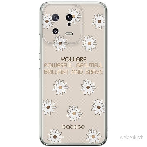ERT GROUP mobiltelefonfodral för Xiaomi 13 originalt och officiellt licensierat Babaco mönster Positive vibes 003 optimalt anpassad till formen på mobiltelefonen, fodral tillverkad av TPU plast 5905511902339