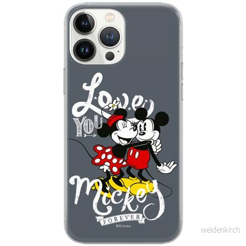 ERT GROUP mobiltelefonfodral för Xiaomi REDMI NOTE 9 PRO/ 9S originalt och officiellt licensierat Disney mönster Mickey & Minnie 001, fodral tillverkad av TPU plast 5903040312285