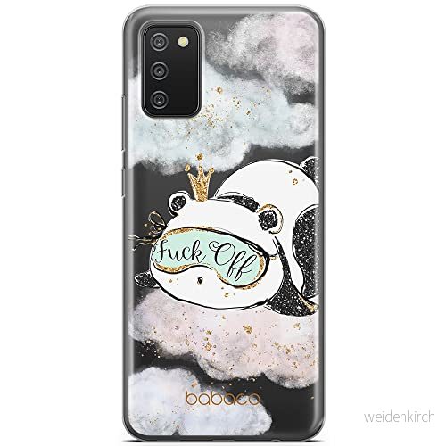 ERT GROUP mobiltelefonfodral för Samsung A02S originalt och officiellt licensierat Babaco mönster Panda 001 optimalt anpassad till formen på mobiltelefonen, gedeeltelijk transparant 5903040227565