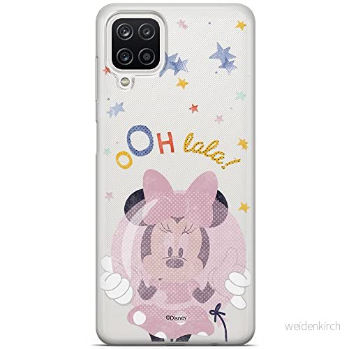 ERT GROUP mobiltelefonfodral för Samsung A12 / M12 originalt och officiellt licensierat Disney mönster Minnie 046 optimalt anpassad till formen på mobiltelefonen, gedeeltelijk transparant 5903040092316