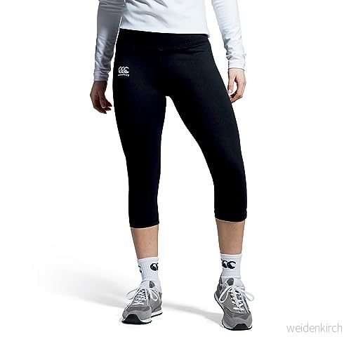 Canterbury Vapodri Capri-Tights För Kvinnor Kolsvart 16 5054772099330