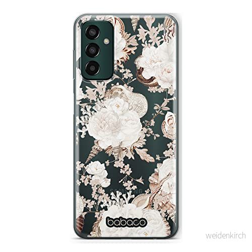 ERT GROUP mobiltelefonfodral för Samsung M13 4G originalt och officiellt licensierat Babaco mönster Flowers 044 optimalt anpassad till formen på mobiltelefonen, gedeeltelijk transparant 5905511337872