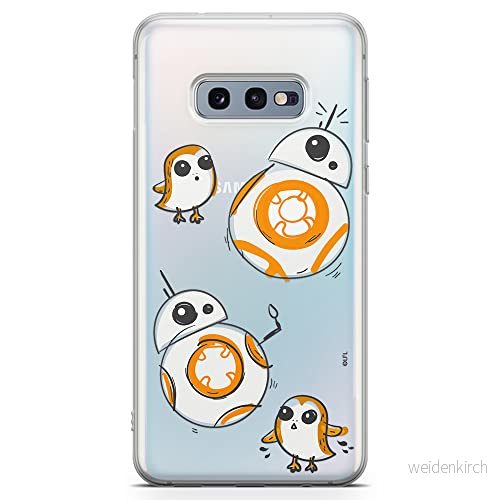 ERT GROUP mobiltelefonfodral för Samsung S10e originalt och officiellt licensierat Star Wars mönster BB 8 010 optimalt anpassad till formen på mobiltelefonen, gedeeltelijk transparant 5903537307060