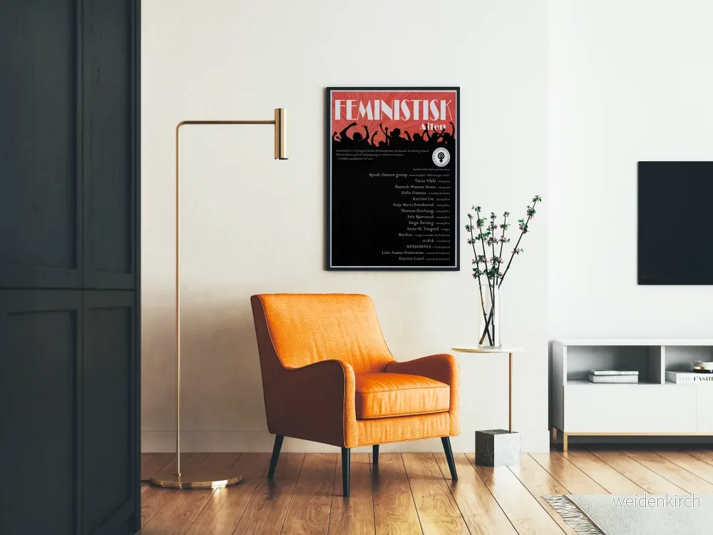 Feministisk kvällsdekorationsposter - Temapost av feministisk karaktär - Bild 2