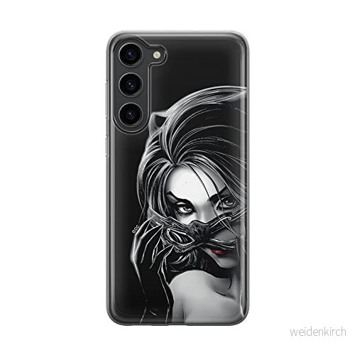 ERT GROUP mobiltelefonfodral för Samsung S23 originalt och officiellt licensierat DC mönster Catwoman 004 optimalt anpassad till formen på mobiltelefonen, fodral tillverkad av TPU plast 5905511434557