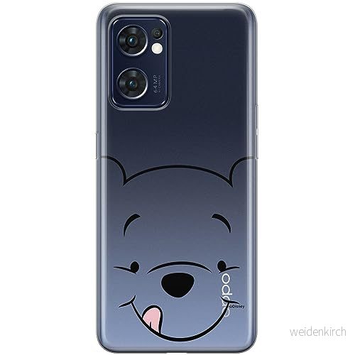 ERT GROUP mobiltelefonfodral för Oppo RENO 7 5G originalt och officiellt licensierat Disney mönster Winnie the Pooh & Friends 045 anpassad till formen på mobiltelefonen, gedeeltelijk transparant 5905795043278