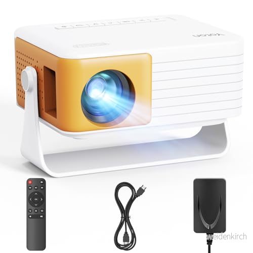 Bärbar miniprojektor stödjer Full HD 1080P, YOTON Y3 videoprojektor för telefon/PC/PS4, USB/HDMI/AV kompatibel projektor, ±15 Keystone, 25% zoom, barnprojektor 735940742153