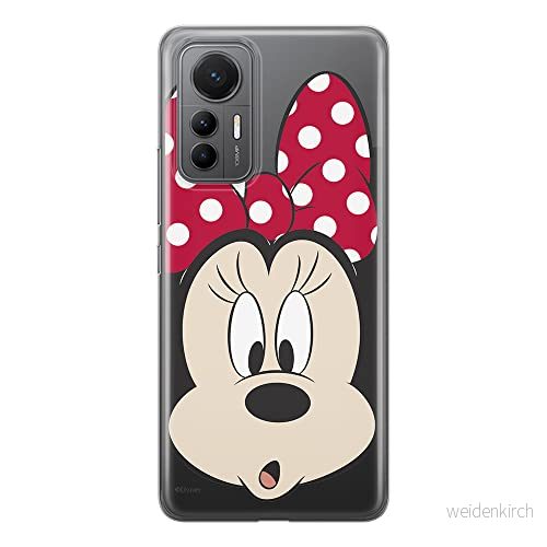 ERT GROUP mobiltelefonfodral för Xiaomi 12 LITE originalt och officiellt licensierat Disney mönster Minnie 054 optimalt anpassad till formen på mobiltelefonen, gedeeltelijk transparant 5905511502478