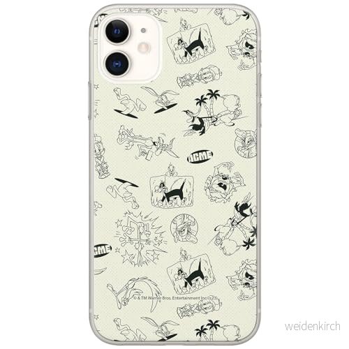 ERT GROUP mobiltelefonfodral för Iphone 11 originalt och officiellt licensierat Looney Tunes mönster 026 optimalt anpassad till formen på mobiltelefonen, fodral tillverkad av TPU plast 5905795131692