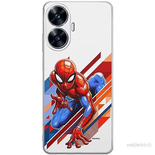 ERT GROUP mobiltelefonfodral för Realme C55 originalt och officiellt licensierat Marvel mönster Spider Man 023 optimalt anpassad till formen på mobiltelefonen, fodral tillverkad av TPU plast 5905511871123