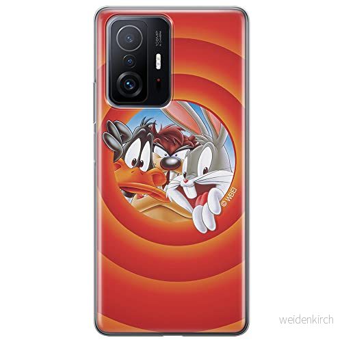 ERT GROUP mobiltelefonfodral för Xiaomi 11T 5G / PRO originalt och officiellt licensierat Looney Tunes mönster 002 anpassad till formen på mobiltelefonen, fodral tillverkad av TPU plast 5904805556395