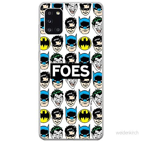 ERT GROUP mobiltelefonfodral för Samsung A31 originalt och officiellt licensierat DC mönster Batman 078 optimalt anpassad till formen på mobiltelefonen, gedeeltelijk transparant 5905131500076