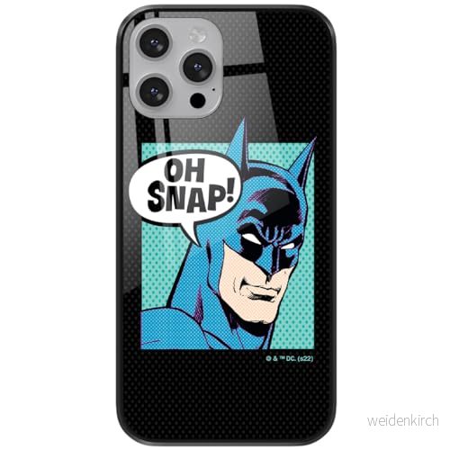 ERT GROUP mobiltelefonfodral för Apple Iphone 13 PRO MAX originalt och officiellt licensierat DC mönster Batman 038 tillverkad av härdat glas, skyddsfodral 5905131548450