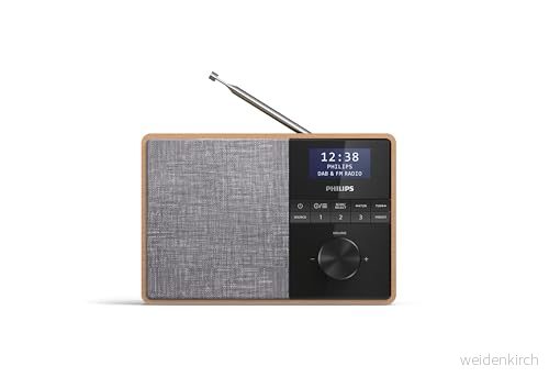 Philips TAR5505 - Bärbar DAB-radio 5 W - Ljus trä 4895229108226