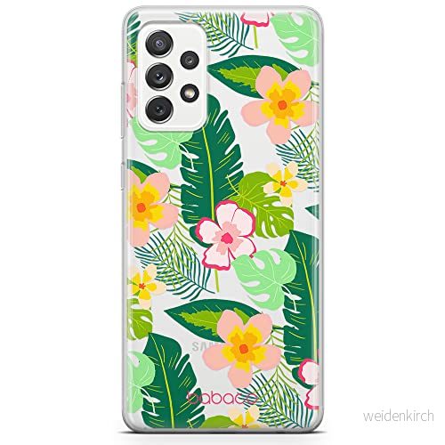 ERT GROUP mobiltelefonfodral för Samsung A33 5G originalt och officiellt licensierat Babaco mönster Flowers 019 optimalt anpassad till formen på mobiltelefonen, gedeeltelijk transparant 5904805349409