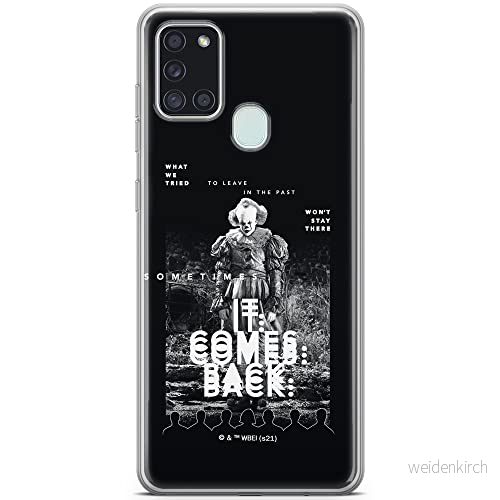 ERT GROUP mobiltelefonfodral för Samsung A21s originalt och officiellt licensierat Horror mönster It 017 optimalt anpassad till formen på mobiltelefonen, fodral tillverkad av TPU plast 5905131992116