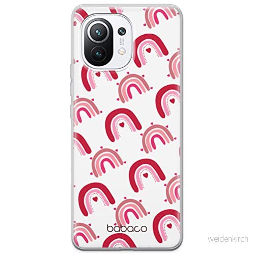 ERT GROUP mobiltelefonfodral för Xiaomi 11 originalt och officiellt licensierat Babaco mönster Rainbow 001 optimalt anpassad till formen på mobiltelefonen, gedeeltelijk transparant 5904805040559