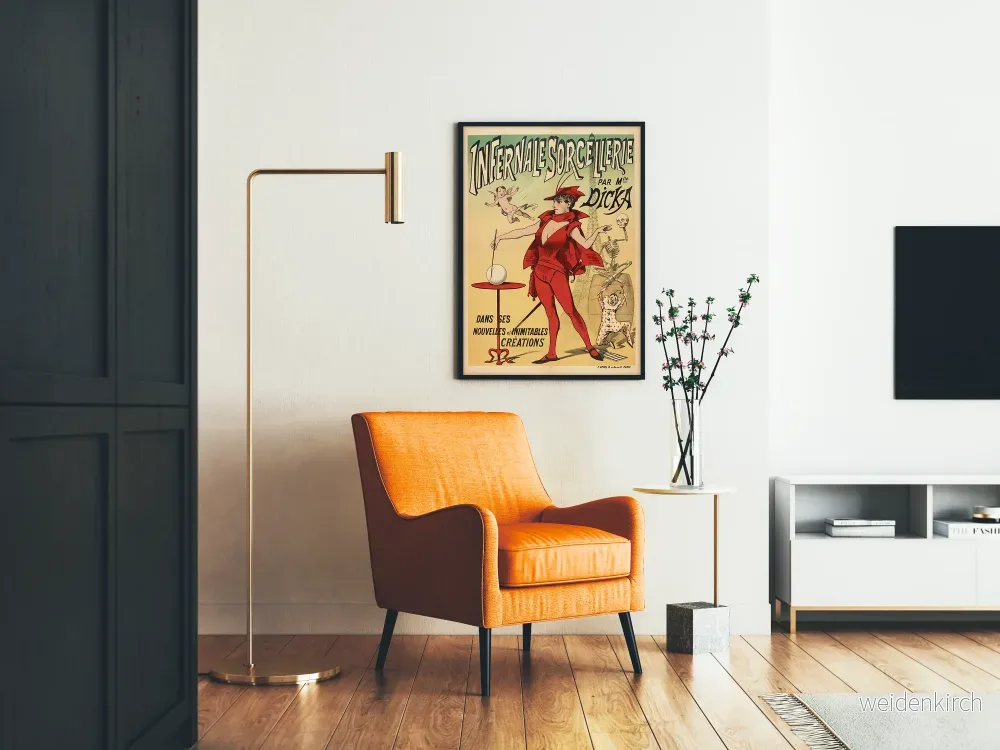 Vintageposter Infernale Häxkonst av Mlle Dicka - Bild 2