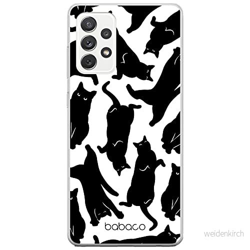 ERT GROUP mobiltelefonfodral för Samsung A52 5G / LTE 4G A52S originalt och officiellt licensierat Babaco mönster Cats 005, fodral tillverkad av TPU plast 5905131101860