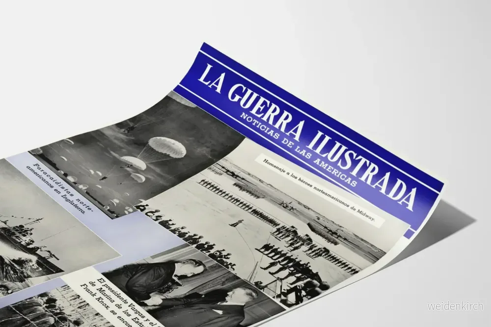 Vintageposter La Guerra Ilustrada - Historisk väggdekoration - Bild 3