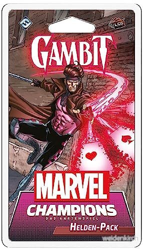 Fantasy Flight Games, Marvel Champions: LCG Gambit, hjälteförlängning, expertspel, kortspel, 14 spelare, från 12 år, 4590 minuter, tyska 841333118396