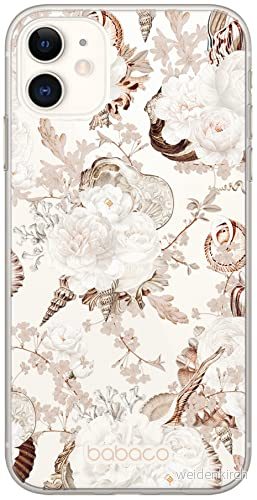 ERT GROUP mobiltelefonfodral för Iphone 11 originalt och officiellt licensierat Babaco mönster Flowers 044 optimalt anpassad till formen på mobiltelefonen, gedeeltelijk transparant 5905131323934