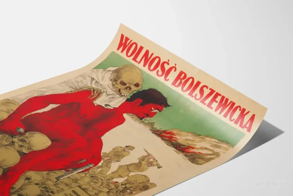 Historisk propagandaposter Wolność Bolszewicka för väggdekoration - Bild 3