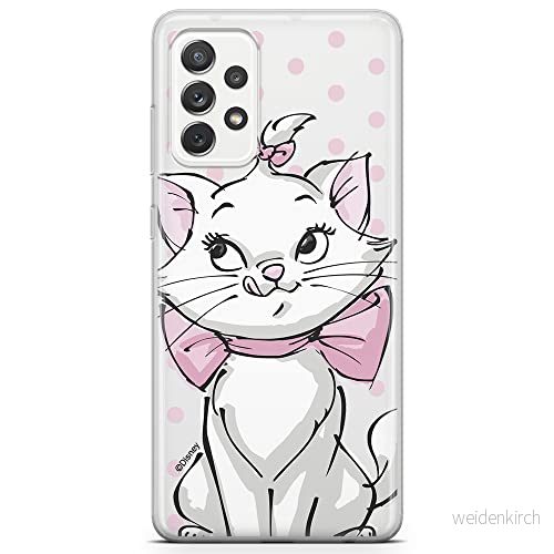ERT GROUP mobiltelefonfodral för Samsung A72 5G originalt och officiellt licensierat Disney mönster Marie 002 optimalt anpassad till formen på mobiltelefonen, gedeeltelijk transparant 5903040081235