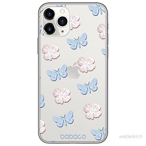 ERT GROUP mobiltelefonfodral för Iphone 11 PRO MAX originalt och officiellt licensierat Babaco mönster Flowers 043 optimalt anpassad till formen på mobiltelefonen, gedeeltelijk transparant 5905131318831