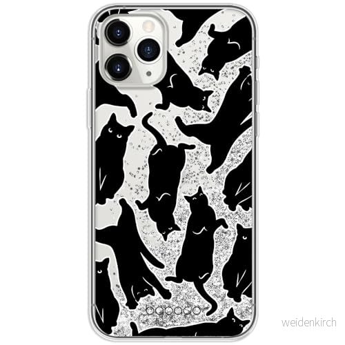 ERT GROUP mobiltelefonfodral för Apple Iphone 11 PRO MAX originalt och officiellt licensierat Babaco mönster Cats 005 optimalt anpassad till formen på mobiltelefonen, med glitter overflow effekt 5905131118363