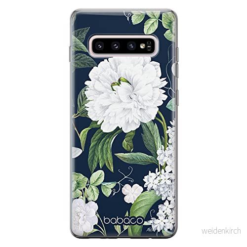 ERT GROUP mobiltelefonfodral för Samsung S10 PLUS originalt och officiellt licensierat Babaco mönster Flowers 031 optimalt anpassad till formen på mobiltelefonen, fodral tillverkad av TPU plast 5905131280282
